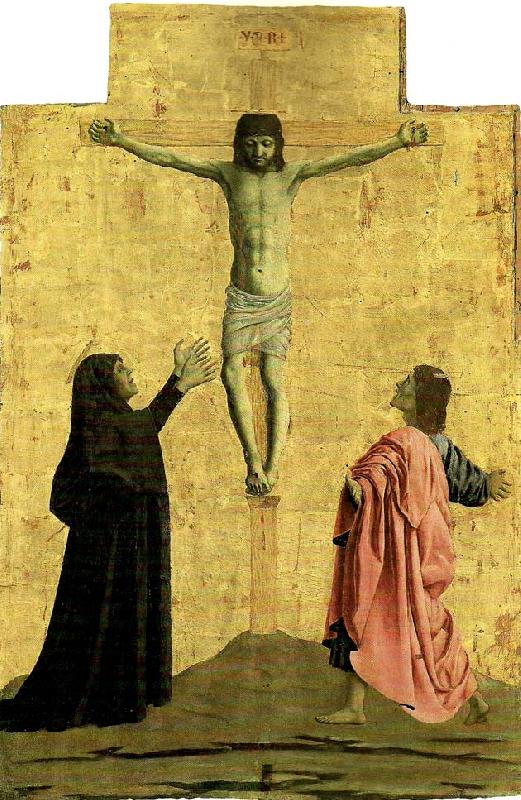 Piero della Francesca crucifixion France oil painting art